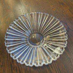 Vintage heavy Crystal Bowl